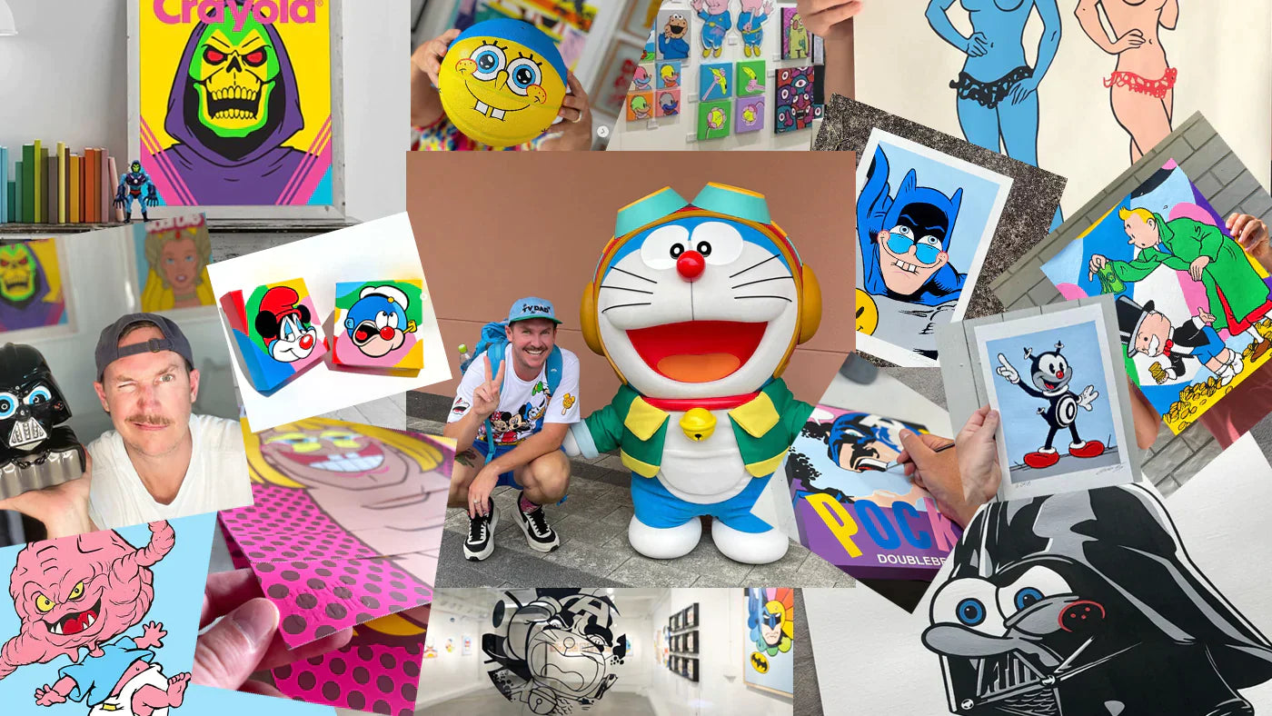 Aaron Craig pop mash artist & new sticker inserts - SpeedySlaps