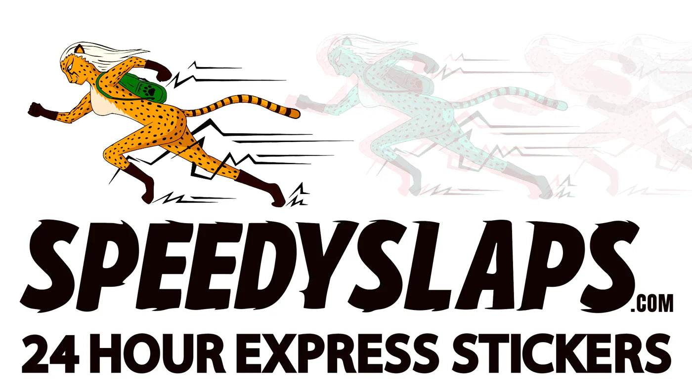 Customers that check out with our express service benefit from the fastest sticker and label delivery in the United States with a 24 hour turnaround including Alaska and Hawaii.