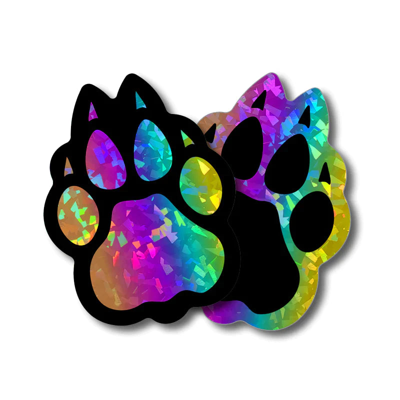 Cracked Ice holographic stickers - SpeedySlaps