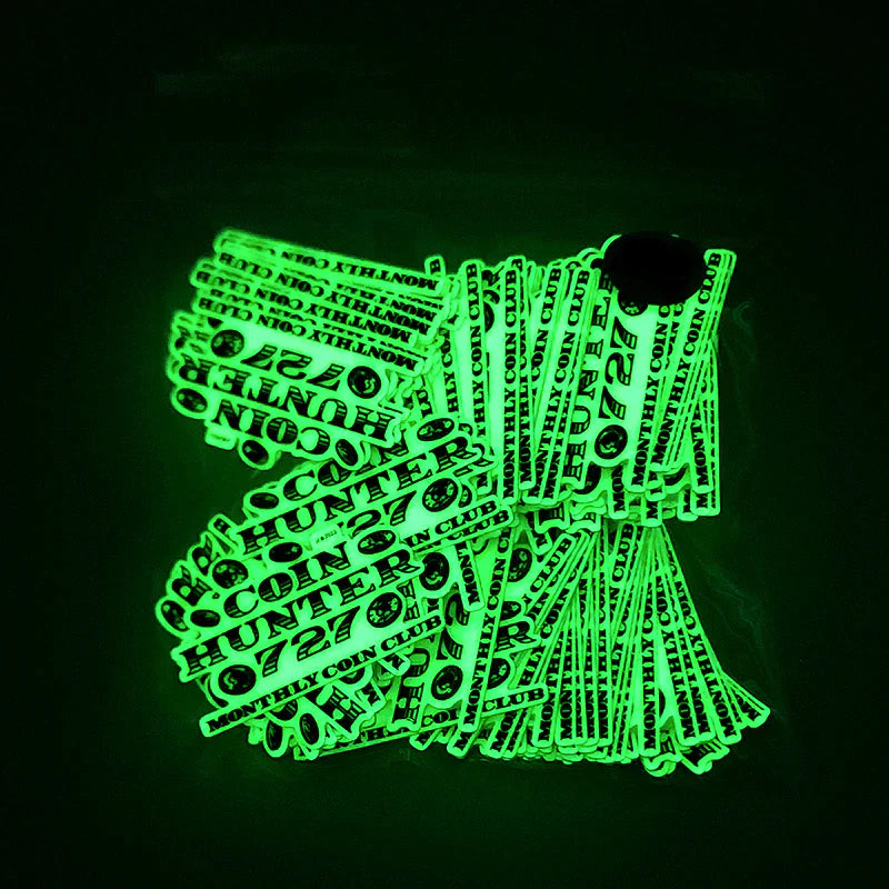 Custom mini glow stickers - SpeedySlaps