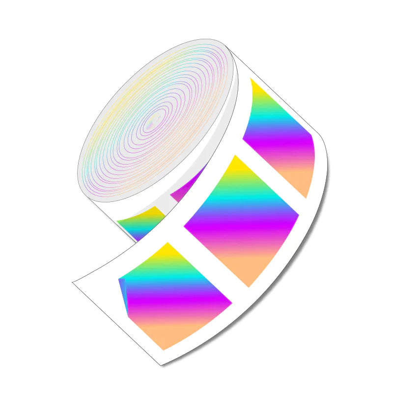Square holographic labels - SpeedySlaps