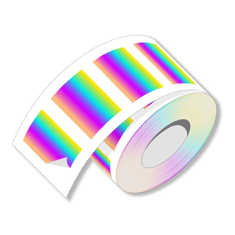Bulk custom core holographic labels - SpeedySlaps
