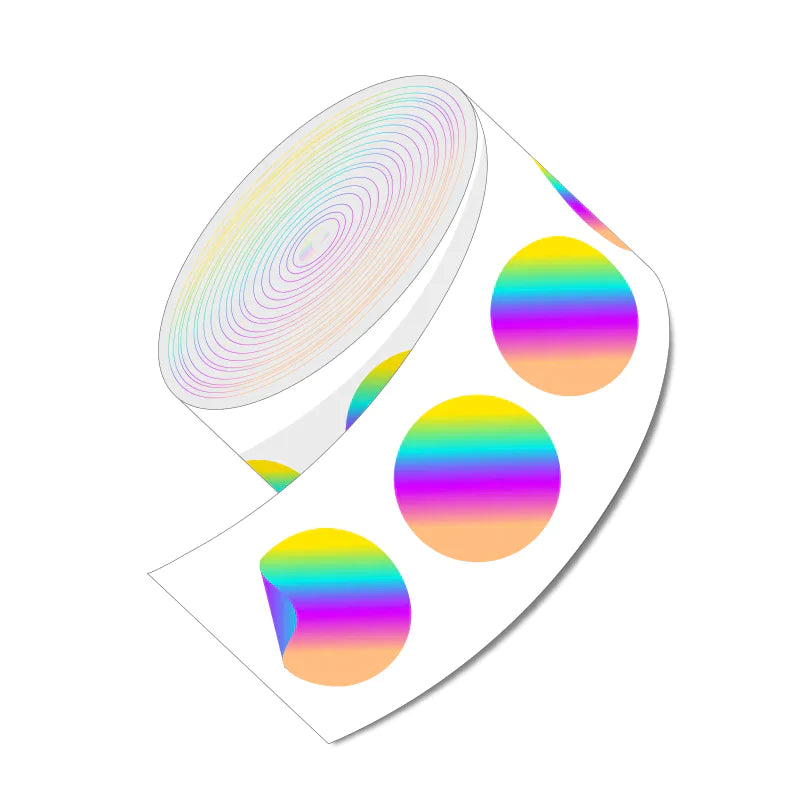 Circle holographic labels - SpeedySlaps